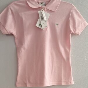 Lacoste Women's Light Pink Polo Shirt